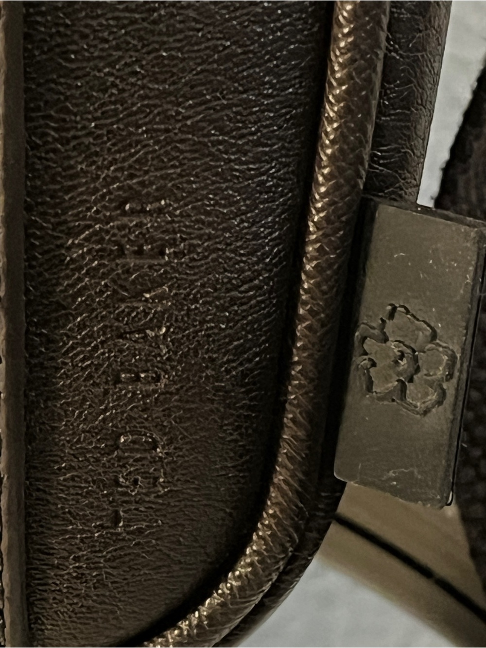 Ted Baker Black and Brown Vertical Panel Crossbody Bag - Picture 2 of 11